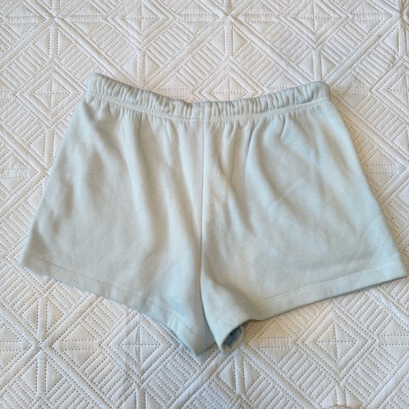 Z Supply Women’s Play On Fleece Shorts Size Small In Sky Blue - Picture 3 of 10